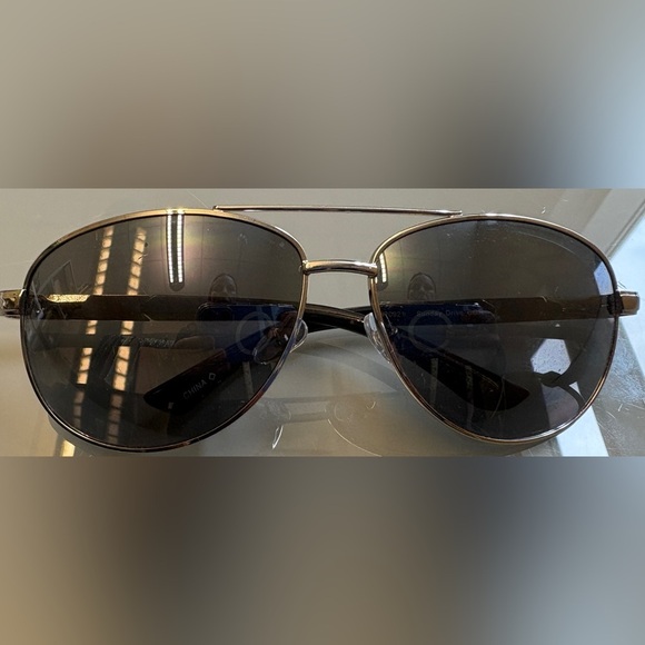 Forest Grant Sunday Drive Silver and Black Sunglasses - Picture 2 of 5